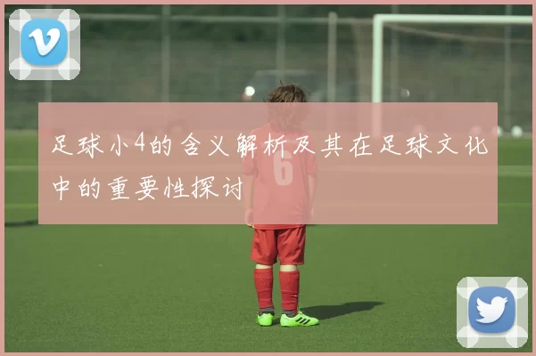 足球小4的含义解析及其在足球文化中的重要性探讨